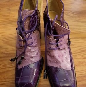 Mauri Genuine Alligator Booties